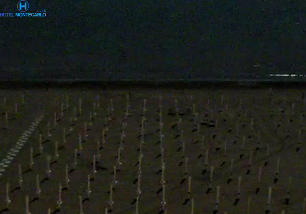 Hotel Montecarlo a Caorle in diretta: Ponente Beach, spiaggia di ponente