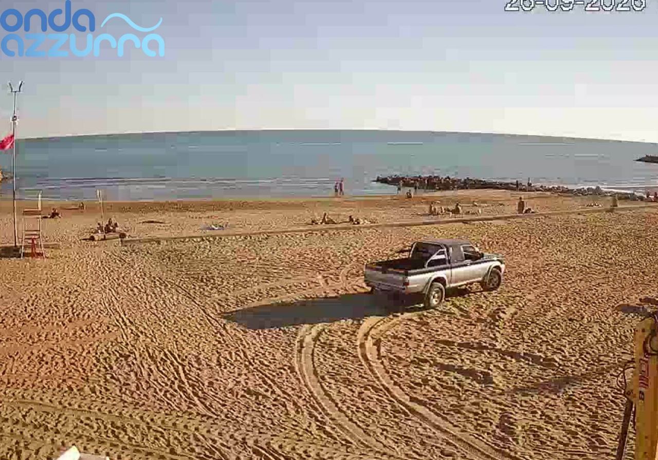 Onda Azzurra Webcam a Caorle in diretta: Webcam Duna Verde, spiaggia di levante