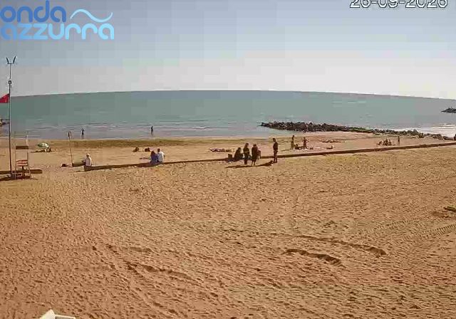 Webcam Onda Azzurra a Caorle in diretta: Webcam Duna Verde, spiaggia di levante